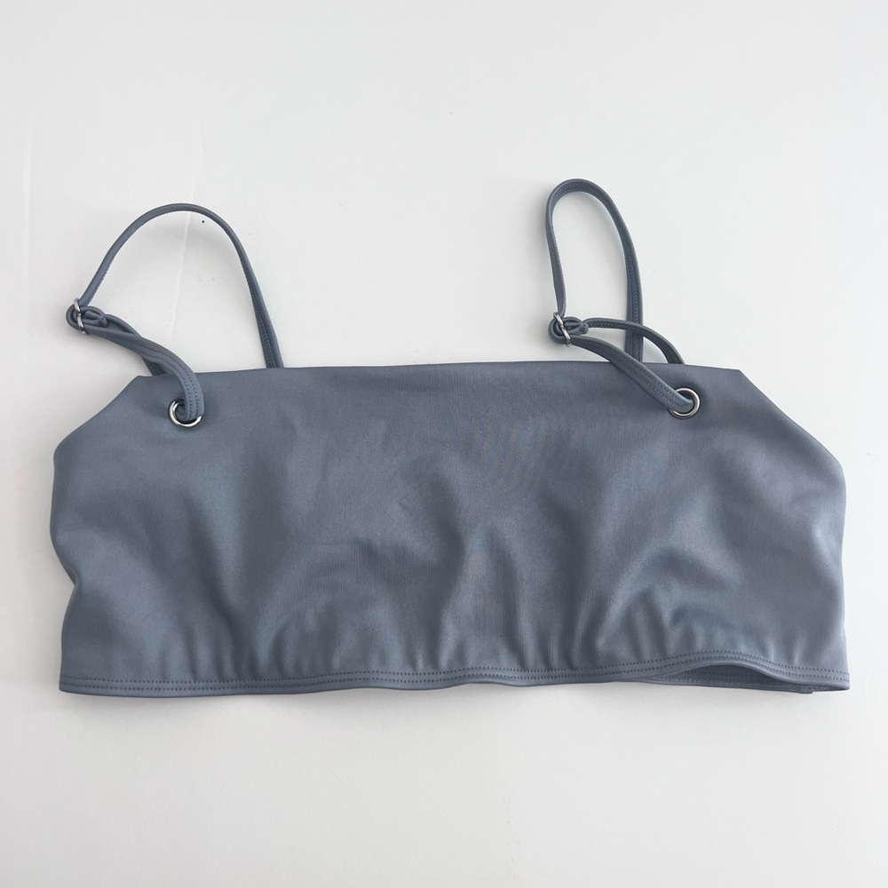 ALO Yoga Slate Blue Strappy Bralette